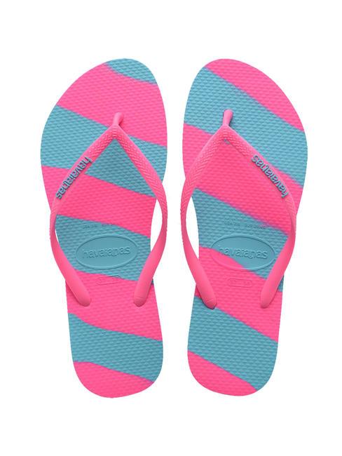 HAVAIANAS SLIM COLOR FUN Flip-Flops wahre Rosen - Damenschuhe