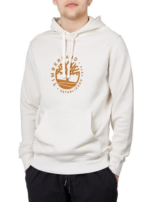 TIMBERLAND REFIBRA  Kapuzenpullover vintage weiß - Sweatshirts Herren