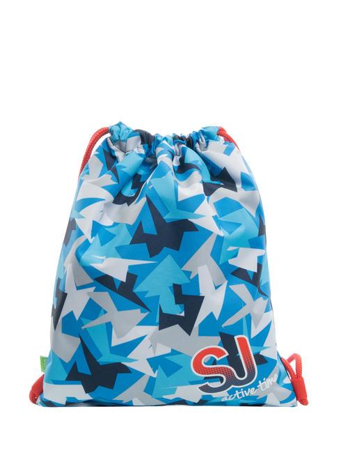 SJGANG ACTIVE TIME Schulranzen BLAUER DRUCK - Rucksäcke für Schule &amp; Freizeit