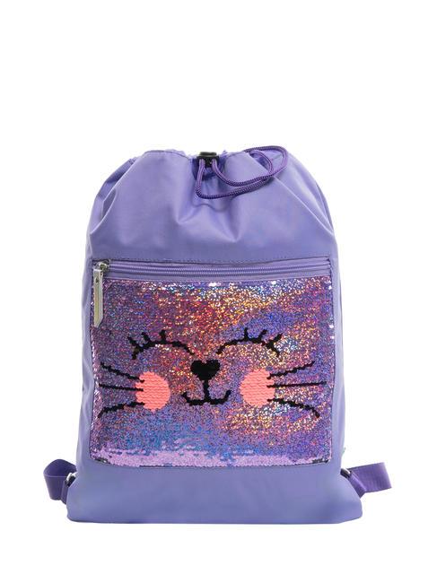 SJGANG GLITTER & PAILLETTES Schulranzen violett - Rucksäcke für Schule &amp; Freizeit