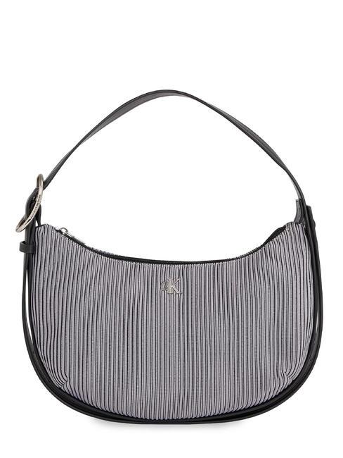 CALVIN KLEIN CRESCENT Medium Schultertasche grau - Damentaschen