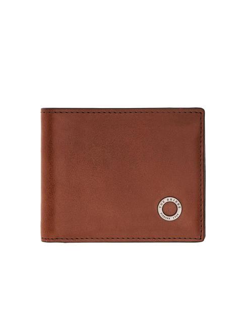 THE BRIDGE BIAGIO Lederbrieftasche cc Braun 14/Ruthenium Palladium - Brieftaschen Herren