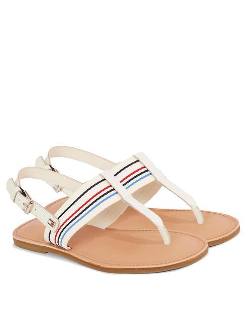 TOMMY HILFIGER FLAT STRIPES Slingback-Flip-Flop-Sandalen Kattun - Damenschuhe