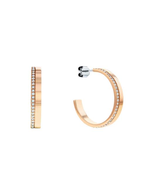 CALVIN KLEIN TIMELESS Creolen mit Zirkonen Gold - Ohrringe