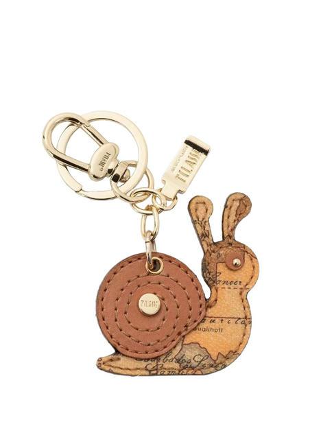ALVIERO MARTINI PRIMA CLASSE GEO CLASSIC Schlüsselanhänger mit Schneckenanhänger NATÜRLICH - Schlüsselanhänger und Schlüsseletuis