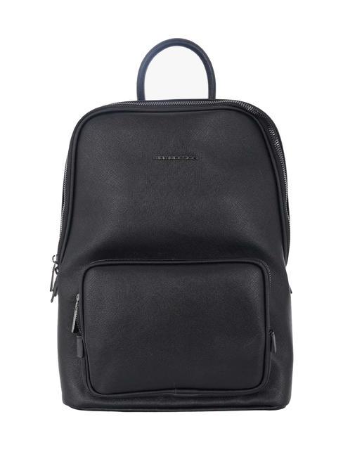 MOMO DESIGN SAFFIANO Rucksack Schwarz - PC-Rucksäcke