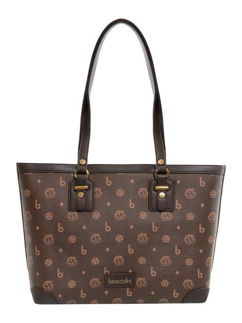 BRACCIALINI MONOGRAM Schulter-Einkaufstasche braun - Damentaschen