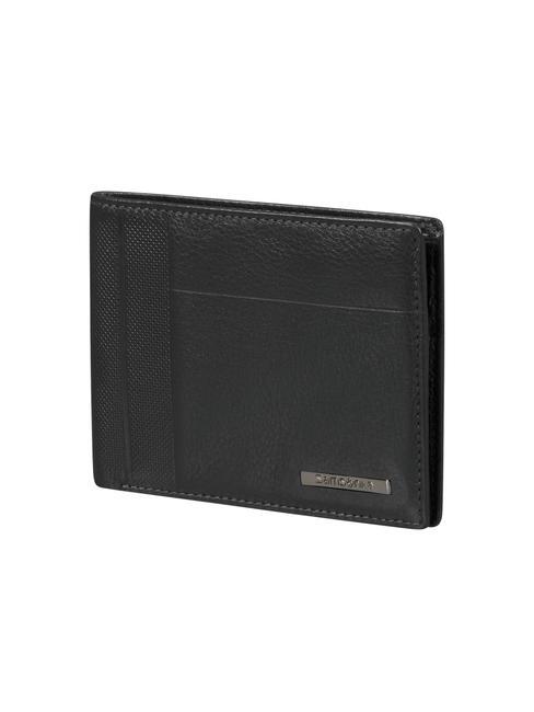 SAMSONITE SPECTROLITE 3.0 6cc Lederbrieftasche SCHWARZ - Brieftaschen Herren