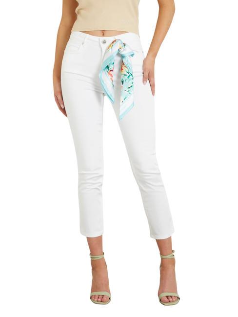 GUESS 1981 CAPRI Röhrenjeans mit Schal purweiß - Damenjeans