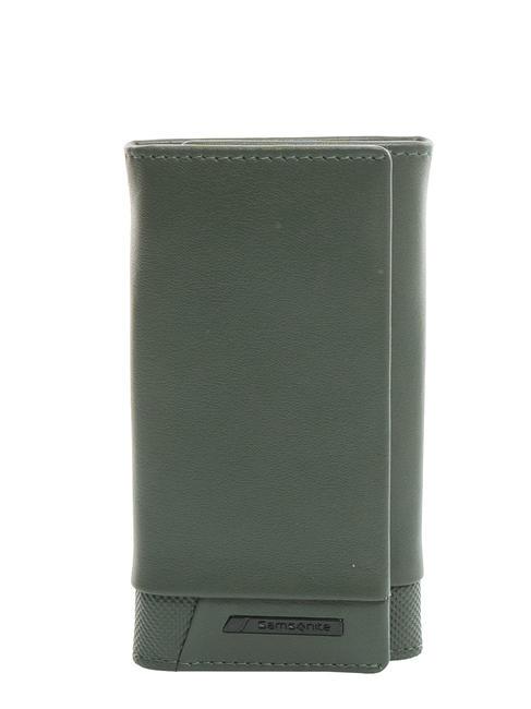 SAMSONITE PRO-DLX 6 Schlüsseletui aus Leder grün - Schlüsselanhänger und Schlüsseletuis
