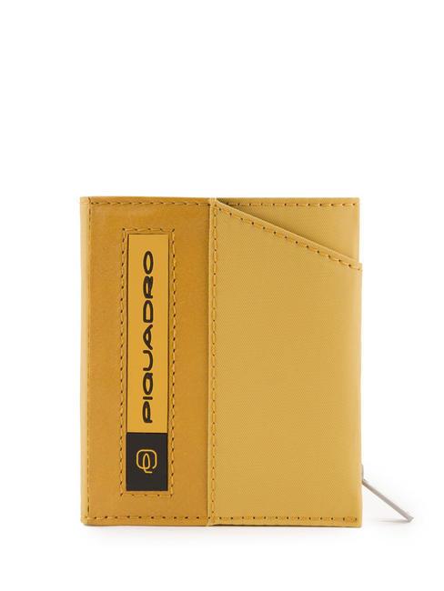 PIQUADRO PQ-BIOS  Geldbörse Gelb - Brieftaschen Herren