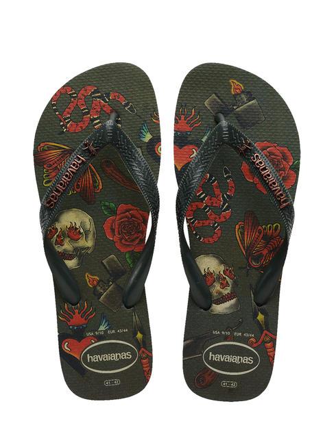HAVAIANAS TOP TRIBO Flip Flops olivgrün - Herrenschuhe