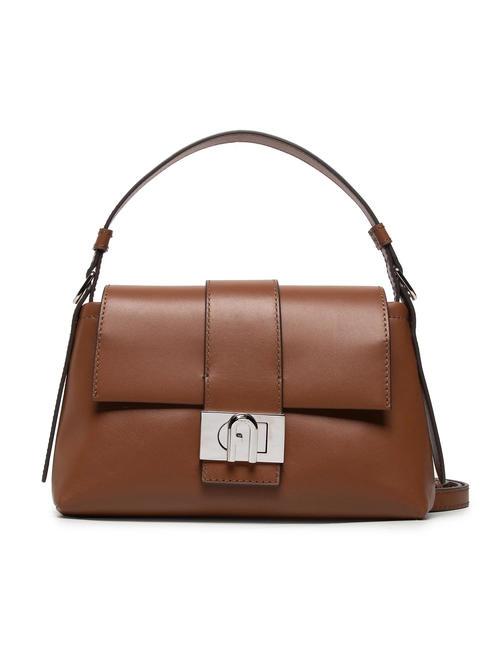 FURLA CHARLOTTE Handtasche, mit Schultergurt Cognac - Damentaschen