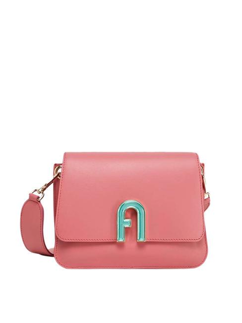 FURLA GEMMA Umhängetasche aus Leder Seerose - Damentaschen
