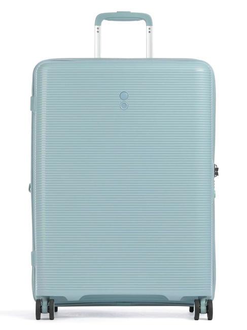 ECHOLAC FORZA Mittelgroßer erweiterbarer Trolley Küstenblau - Harte Trolleys