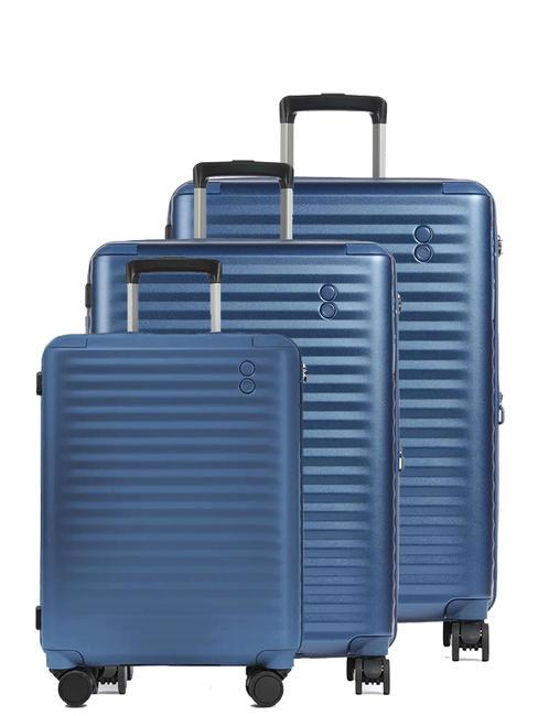 ECHOLAC CELESTRA BLX Set mit 3 Trolleys: Kabine, mittel und groß, erweiterbar Marine - Trolleyset