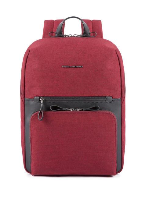 PIQUADRO Zaino TIROS, PC-Halter 14 " ROT - PC-Rucksäcke