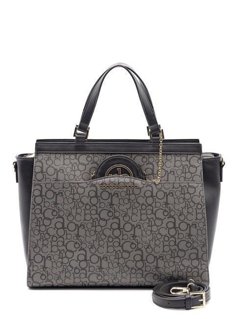ROCCOBAROCCO GIADA Handtasche mit Schultergurt schwarzgrau - Damentaschen