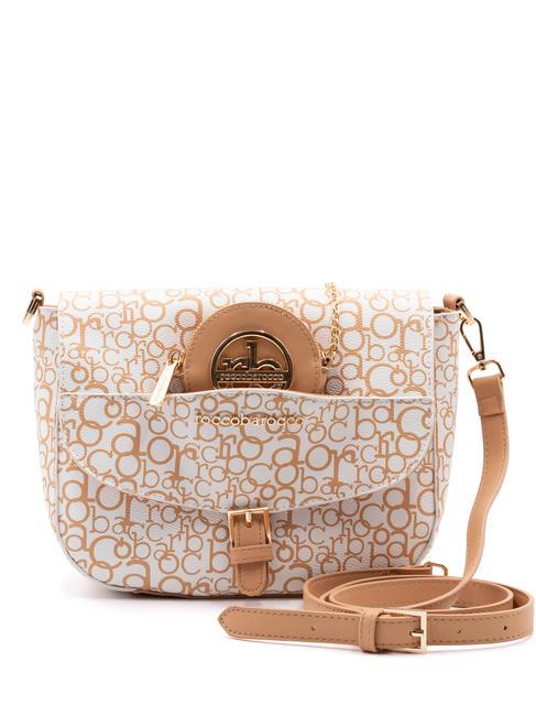 ROCCOBAROCCO GIADA Schultertasche weiß/Rindsleder - Damentaschen