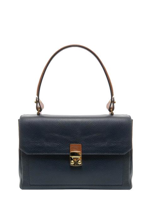 BRIC’S DUOMO Lederhandtasche mit Schulterriemen Ozean - Damentaschen