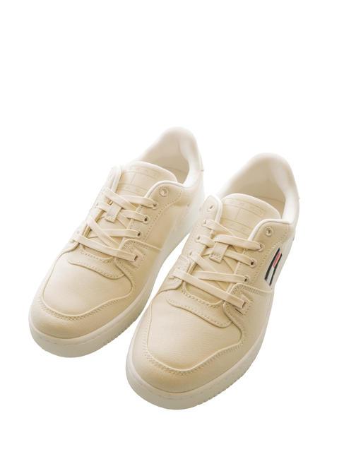 TOMMY HILFIGER RETRO BASKET Canvas-Sneaker Zeitungspapier - Damenschuhe