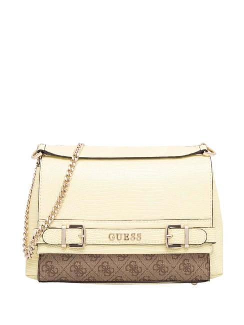 GUESS SESTRI Umhängetasche mit Klappe Milchpython - Damentaschen