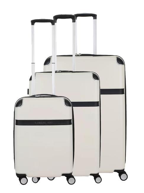 CERRUTI 1881 Erweiterbare Trolley-Sets: Kabine+Mittel+Groß Beige - Trolleyset