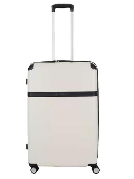 CERRUTI 1881 Mittelgroßer erweiterbarer Trolley Beige - Harte Trolleys
