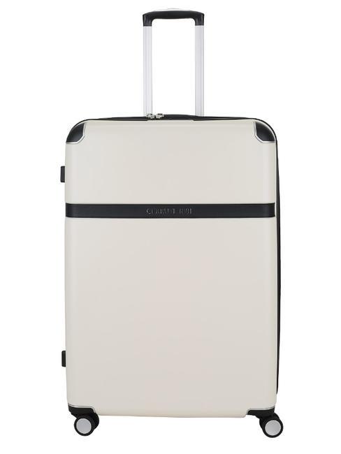 CERRUTI 1881 Großer erweiterbarer Trolley Beige - Harte Trolleys