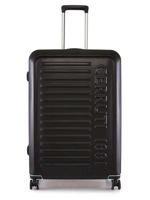 CERRUTI 1881 Großer erweiterbarer Trolley Schwarz - Harte Trolleys