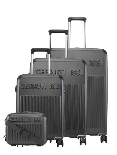 CERRUTI 1881 Kabinentrolley-Set, mittelgroß, groß und schön Grau - Trolleyset