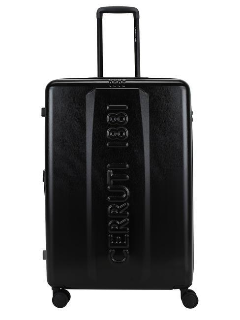 CERRUTI 1881 Großer erweiterbarer Trolley Schwarz - Harte Trolleys