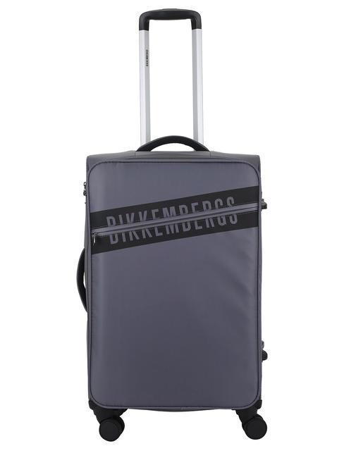 BIKKEMBERGS AUDRIK Mittelgroßer Trolley Grau - Halbharte Trolleys