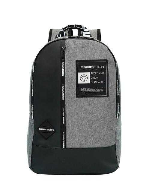 MOMO DESIGN FREETIME 15" PC-Rucksack schwarzgrau - Rucksäcke für Schule &amp; Freizeit