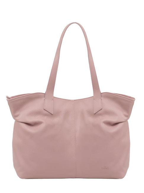 LESAC MARTINA Dollar-Shopper-Tasche aus Leder tausendjähriges Rosa - Damentaschen