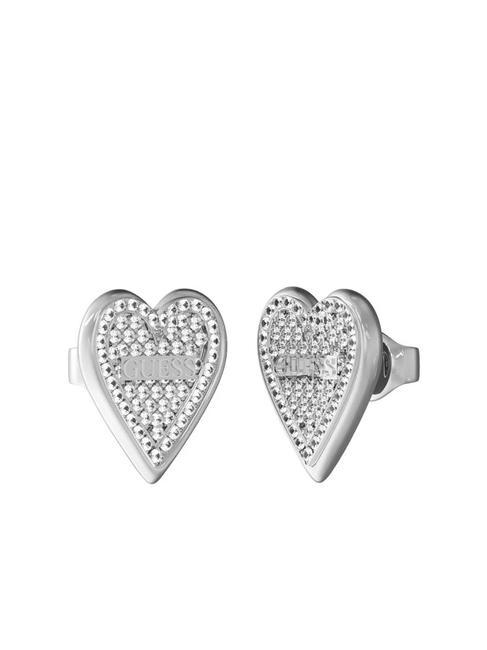GUESS LOVE ME TENDER Herzohrringe mit Zirkonen SILBER - Ohrringe