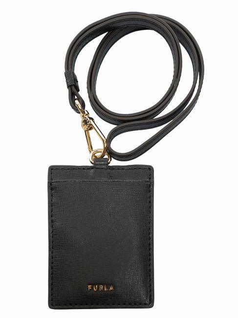 FURLA LINDA Ausweishalter aus Leder Schwarz - Brieftaschen Damen
