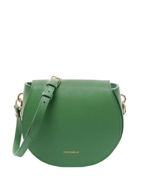 COCCINELLE ALPHA  Mini-Umhängetasche aus Leder Pfefferminze - Damentaschen