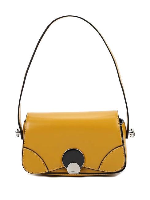 TOSCA BLU BAGUETTE Mini-Umhängetasche mit Schultergurt Ocker - Damentaschen