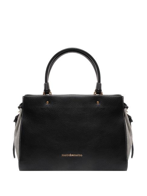 ROCCOBAROCCO MIA Handtasche mit Schultergurt Schwarz - Damentaschen