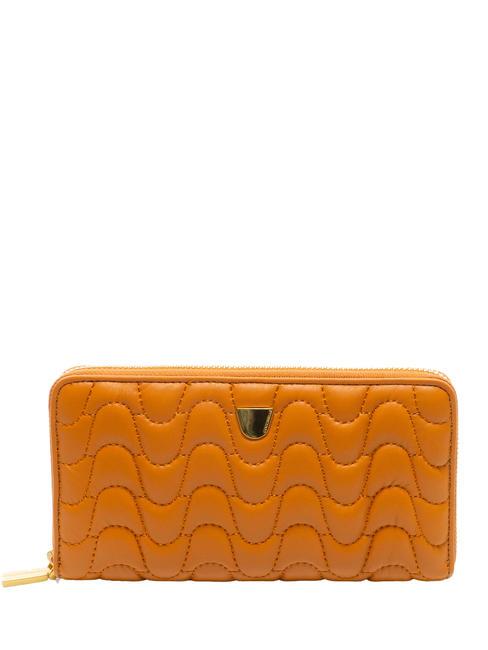 COCCINELLE CLIVIA MATELASSE  Portemonnaie mit umlaufendem Reißverschluss Paprika - Brieftaschen Damen