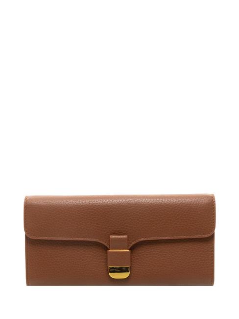 COCCINELLE NEOFIRENZE SOFT  Kontinentales Portemonnaie aus Leder BRULE - Brieftaschen Damen