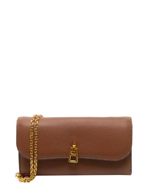 COCCINELLE MAGIE Clutch aus Leder mit Kettenschulterriemen BRULE - Damentaschen