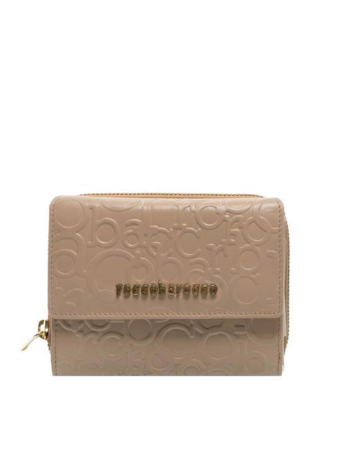 ROCCOBAROCCO RB Embossed Geldbörse Beige - Brieftaschen Damen