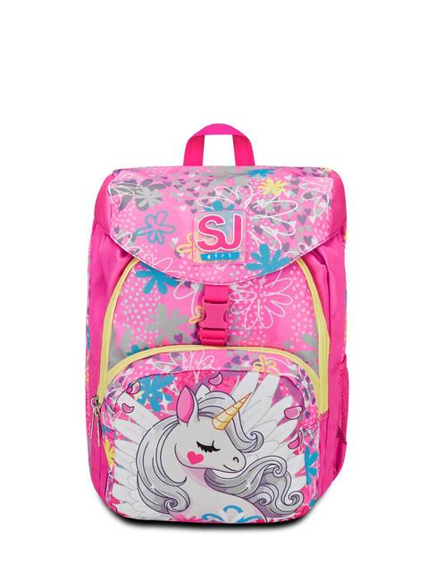 SJGANG UNICORN LED Rucksack SCHWARZ GESTREIFTER WALD - Rucksäcke für Schule &amp; Freizeit