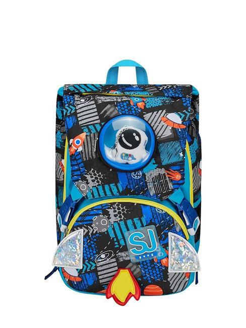 SJGANG GO TO SPACE BOY Rucksack fluoreszierendes Türkis - Rucksäcke für Schule &amp; Freizeit