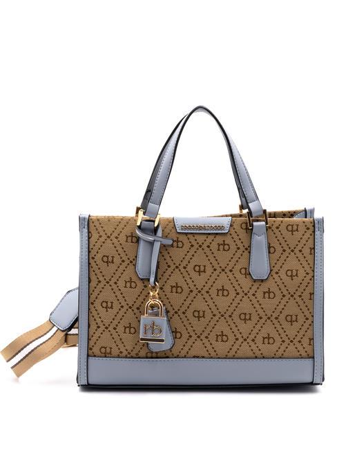ROCCOBAROCCO FRIDA  Handtasche, mit Schultergurt Himmelblau - Damentaschen
