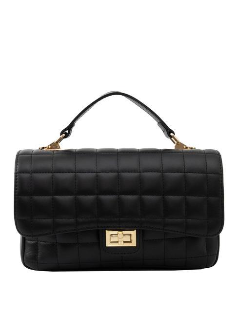 LESAC PEONIA  Handtasche mit Schultergurt aus Leder neros28 - Damentaschen