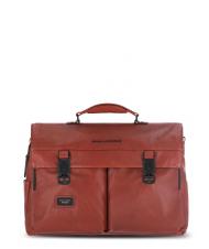 PIQUADRO HARPER 15,6-Zoll-Laptop-Aktentasche aus Leder - Arbeitstaschen