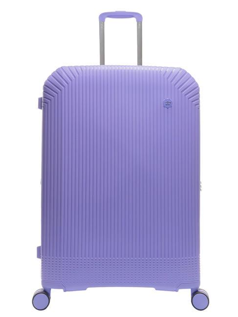 LESAC LIGHT POP 1 Großer erweiterbarer Trolley helles Lila - Harte Trolleys